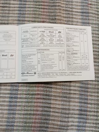 Libro manual Mantenimiento conducir Alfa Romeo 33