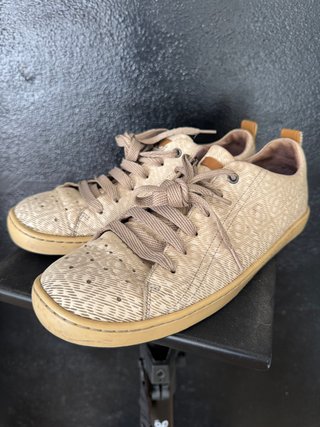 Zapatillas Camper Piel Texturizada Beige
