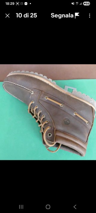 Timberland stivali uomo marroni taglia 46 p.fisso