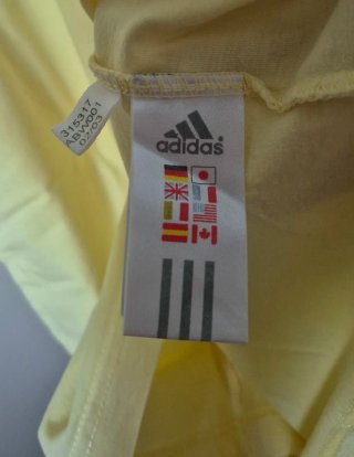 Camiseta Adidas Hombre Talla L Amarilla