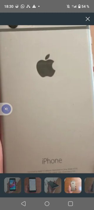 iPhone 6 Apple Dorado/Plateado