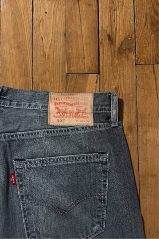 Levi’s 501 XX Vintage Grey Japan Style Y2K Faded