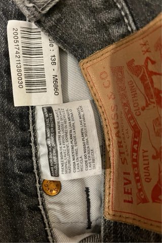 Levi’s 501 XX Vintage Grey Japan Style Y2K Faded