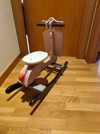 Vespa di legno da assemblare