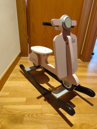 Vespa di legno da assemblare
