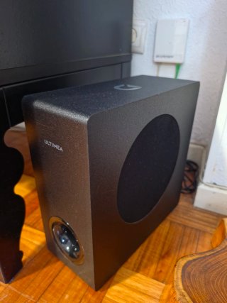 Barra de Sonido Nova S40 y Subwoofer ULTIMEA Negra