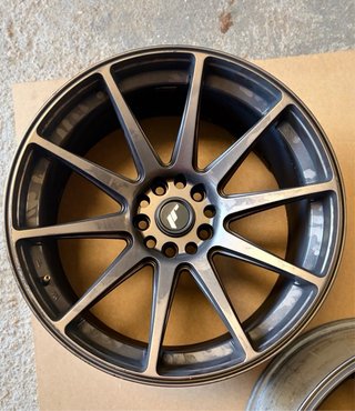 Llantas JR11 19  Bronze Doble Medida muy cóncavas.