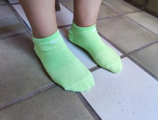 Calcetines Nike tobilleros verde lima 39-42