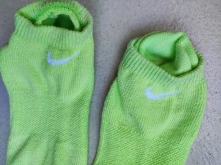 Calcetines Nike tobilleros verde lima 39-42