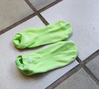 Calcetines Nike tobilleros verde lima 39-42