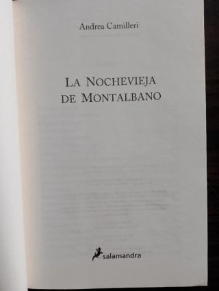 La nochevieja de Montalbano