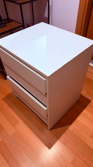 Cajonera Ikea MALM Blanca