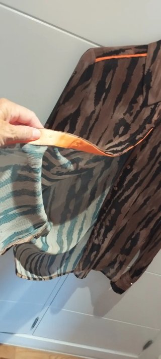 Blusa Lola Casademunt Estampada Naranja