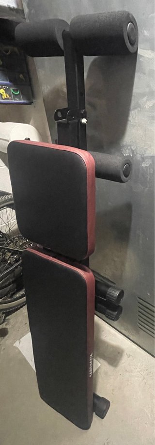 Kit Pesas 20kg y banco musculación