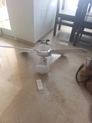 Ventilador de techo con mando