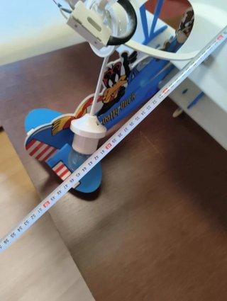 Lámpara infantil avión biplano Taz
