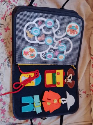 Bolso maletín sensorial infantil dinosaurios