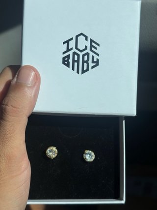 Pendientes ICE BABY Oro