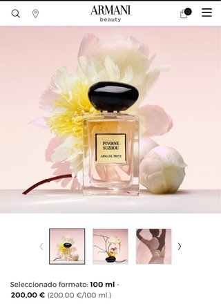 Perfume Pivoine Suzhou Armani - 100 ml