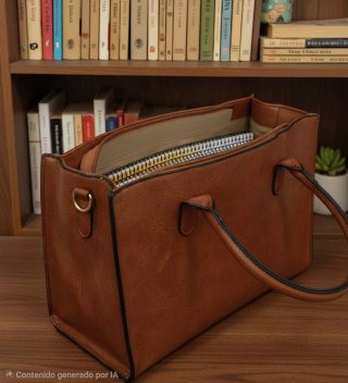 Set de 4 bolsos marrones