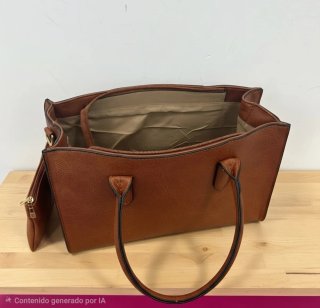 Set de 4 bolsos marrones