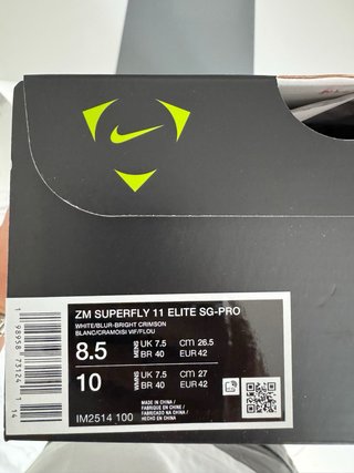 Botas fútbol Nike Mercurial superfly 11 elite SGpr