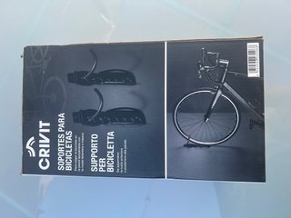 CRIVIT Soportes Pared Bicicletas (2 uds)