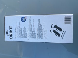 CRIVIT Soportes Pared Bicicletas (2 uds)