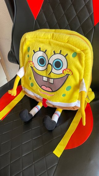Mochila Bob Esponja Peluche Original