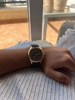 Reloj Seiko Mod –Aquanaut, Dial Negro y oro rosa