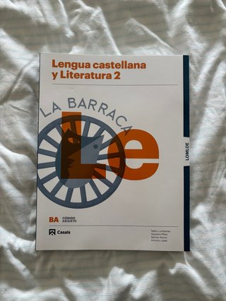 Lengua castellana y literatura 2, 2º Bachillerato