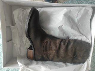 Botas cowboy marrón (mujer)