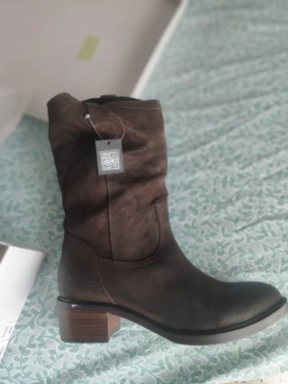 Botas cowboy marrón (mujer)