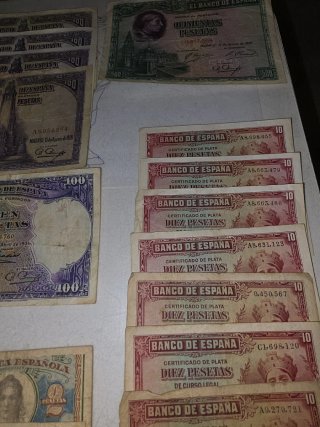 Lote 25 Billetes España Pesetas