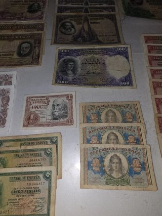 Lote 25 Billetes España Pesetas