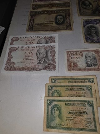 Lote 25 Billetes España Pesetas