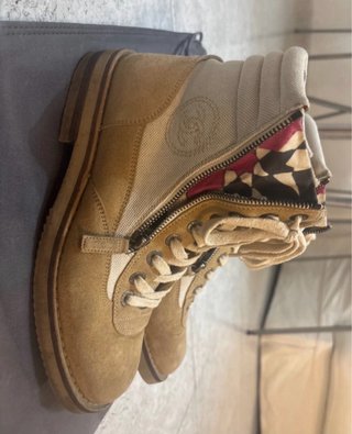 Botines Chanel Talla 39 Beige/Multicolor