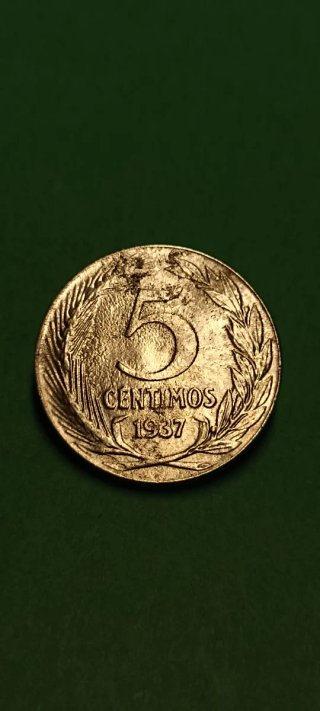 5 Céntimos 1937.