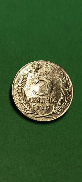 5 Céntimos 1937.