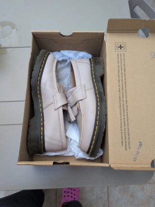 Dr. Martens Mocasines Beige/Gris Talla 40