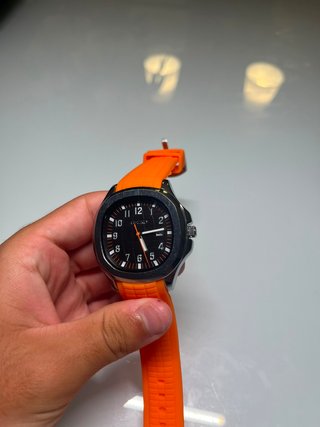 Reloj Seiko Mod – Aquanaut, Dial Negro y naranja