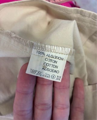 Camisa El Caballo Beige Manga Corta
