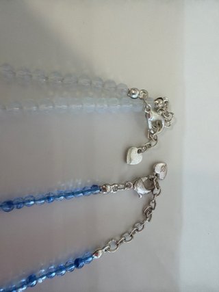 Lote de 2 collares con colgantes