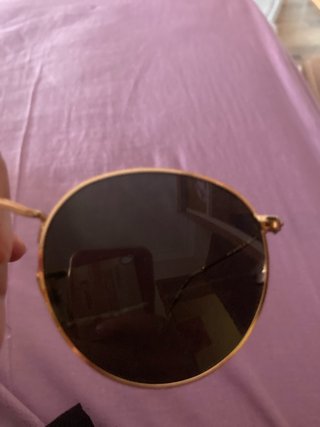 Gafas Ray-Ban redondas doradas