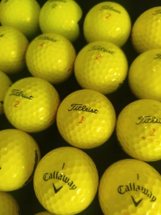 25 Bolas de Golf Titleist y Callaway Grado A