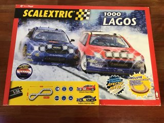 Scalextric 100 Lagos Circuito Coches Efecto Nieve