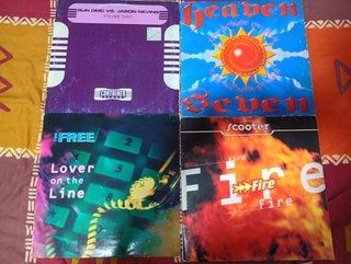 Lote 12 vinilos de los 90 makina etc..