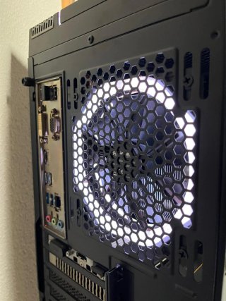 Torre PC Gaming Negra con Luces LED