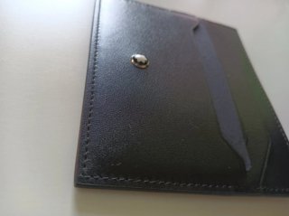 Tarjetero Montblanc Negro Meisterstück 6 tarjetas