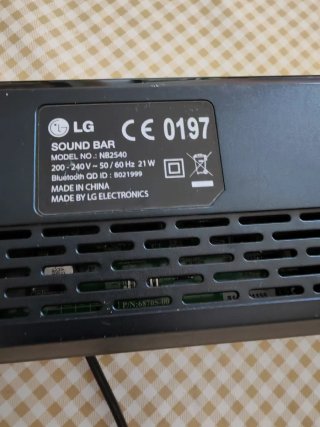 Barra de Sonido LG 2540 Bluetooth